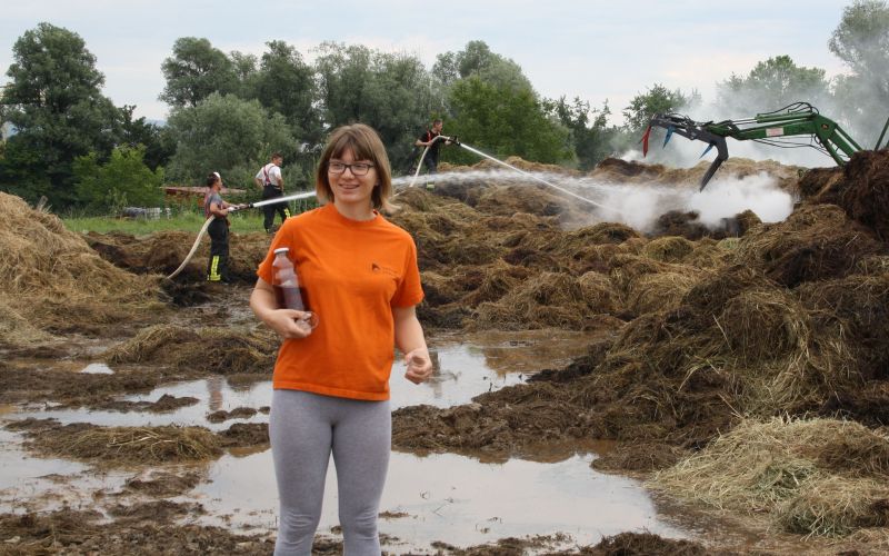 Petra Dular postregla gasilce