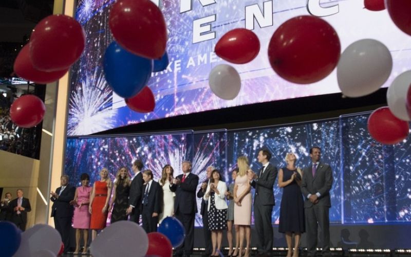 Donald Trumo nominacija republikanska konvencija Cleveland