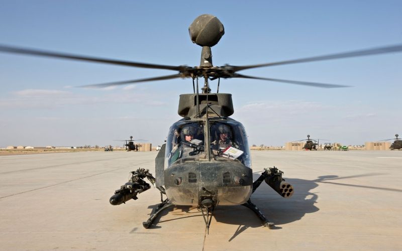 ameriši vojaški helikopter kiowa warrior OH-58D