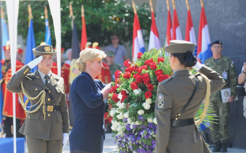 obletnica Nevihte v Kninu predsednica Kolinda Grabar-Kitarović