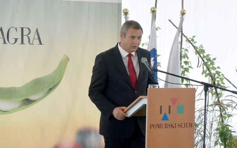minister Dejan Židan sejem Agra
