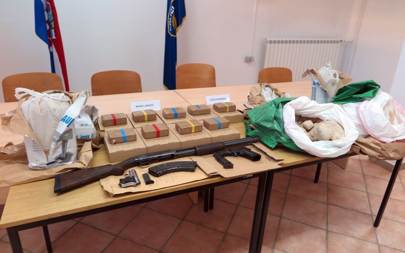 zaseženi heroin v hrvaški Istri