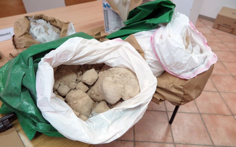 zaseženi heroin v hrvaški Istri