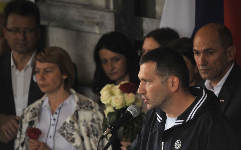 Janez Janša in Damir Črnčec