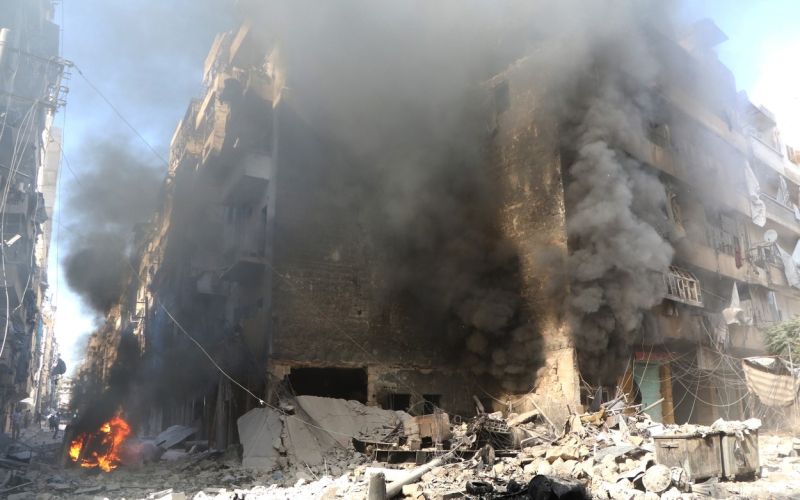 Sirija Alep bombardiranje civilne žrtve