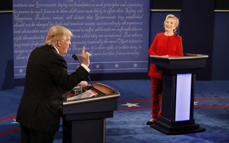 Hillary Clinton Donald Trump soočenje