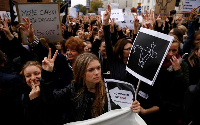 ženske protest poljska