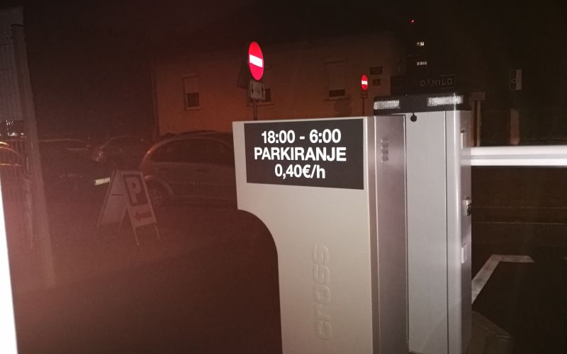 parkomat zapornica parkirišče cenik