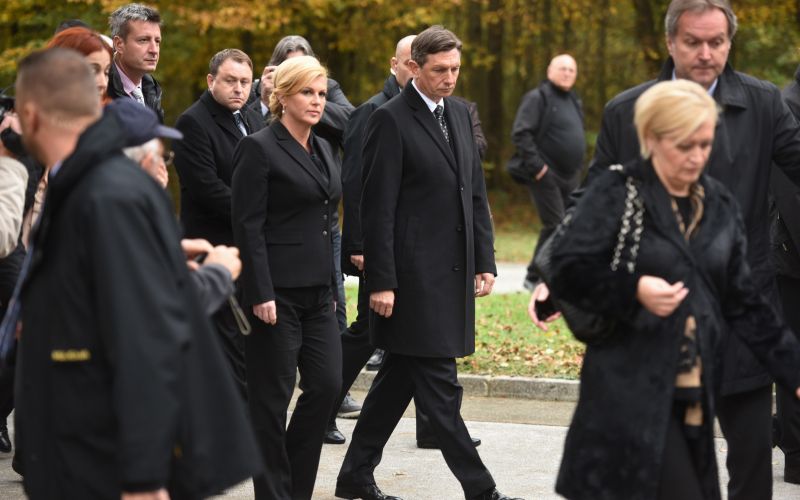 pokop žrtev pobojev Kolinda Grabar-Kitarović in Borut Pahor