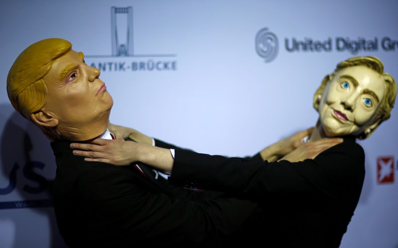 volitve zda lutke clinton trump.jpg