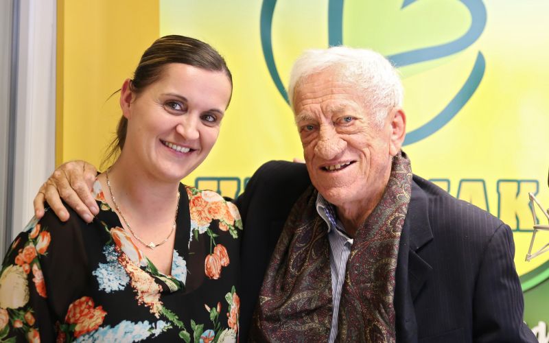 Tone Gašperič in Nina Cestnik Pavlič.