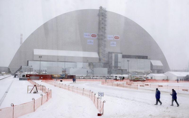 Černobil, sarkofag, jedrska elektrarna