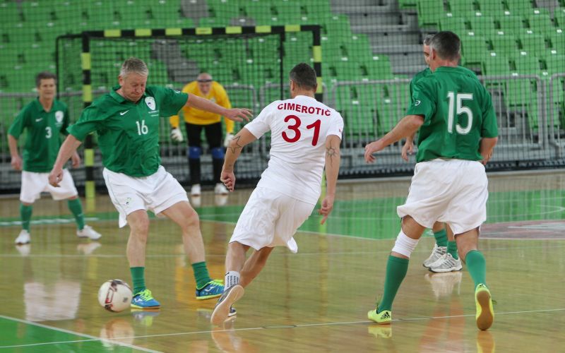 tekma med poslanci Državnega zbora in ekipo Olimpikov