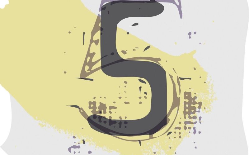 število, numerologija, pet, številka