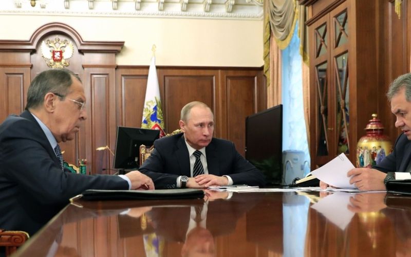 Sergej Lavrov, Vladimir Putin, Sergej Šolgu