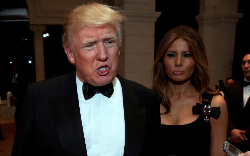 melania trump in donald trump