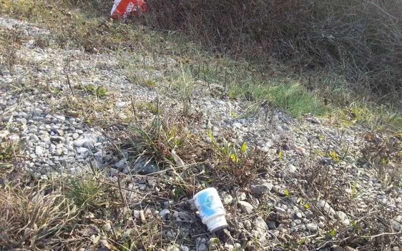 Bo čistilna akcija dala misliti voznikom?