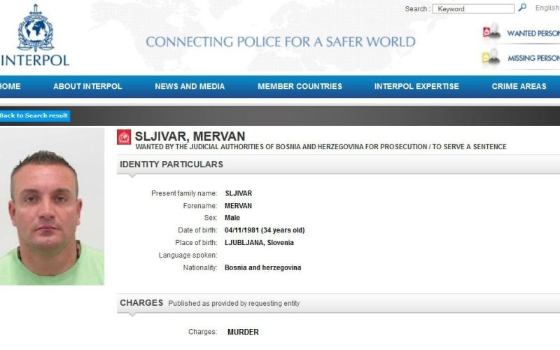 mervan šljivar, interpol
