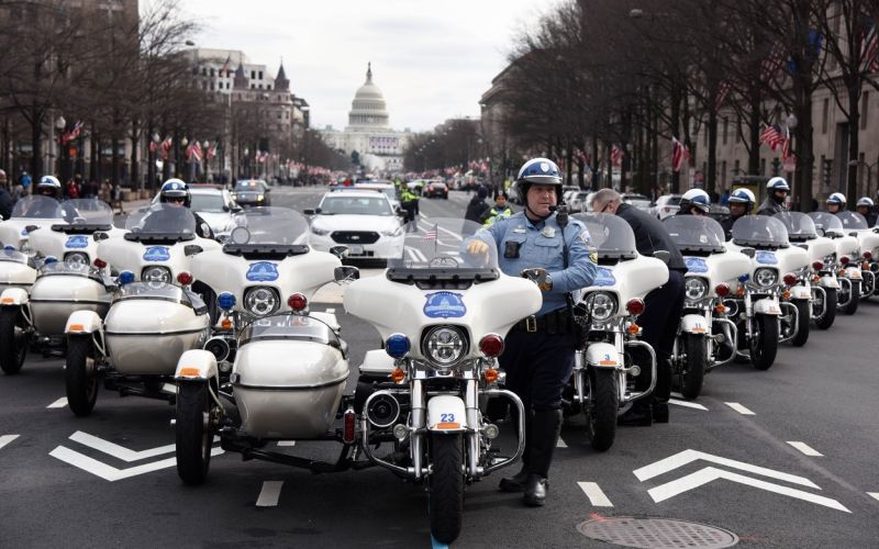 washington, inavguracija, policija, priprave