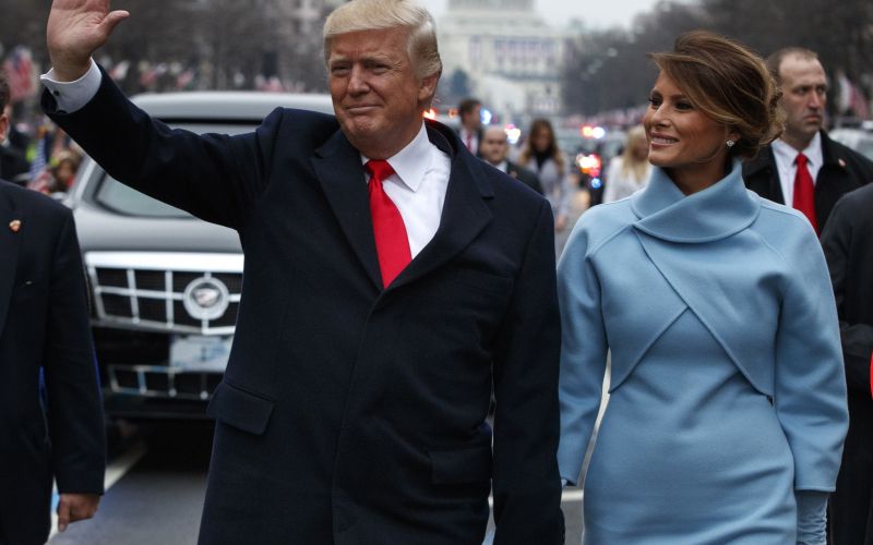 Inavguracija, Donald Trump, Melania Trump, telesni stražar