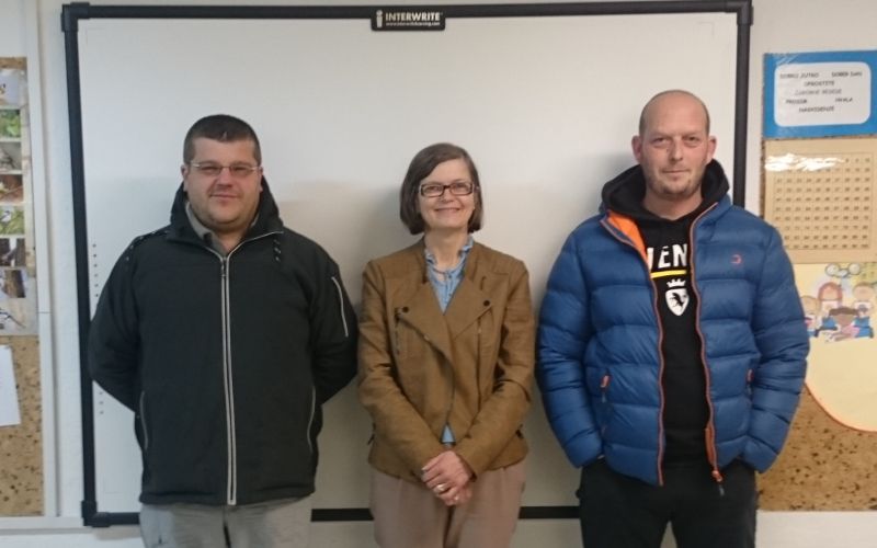 Zaslužni za to, da je projekt uspešno izpeljan do konca.