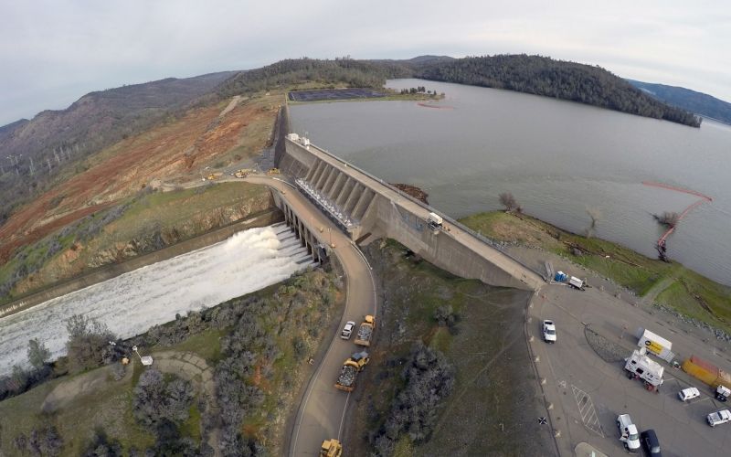 jez Oroville, Kalifornija, ZDA