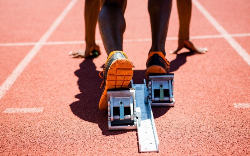 tek tekaška steza start maraton tekanje sprint