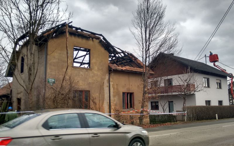 Pozar Litijska cesta