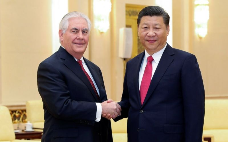 tillerson jinping