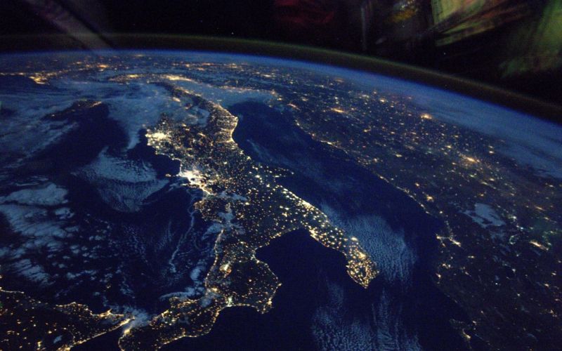Zemlja, posnetek z mednsrodne vesoljske postaje
