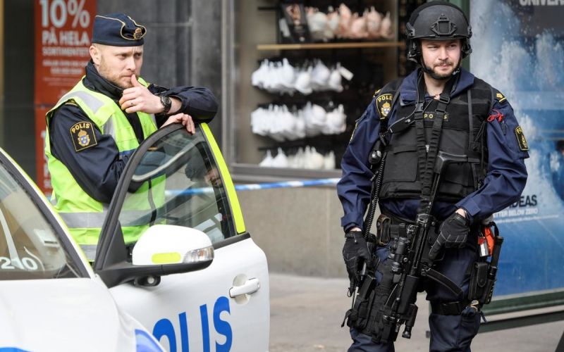 Švedska, policija, teroristični napad, Sotckholm