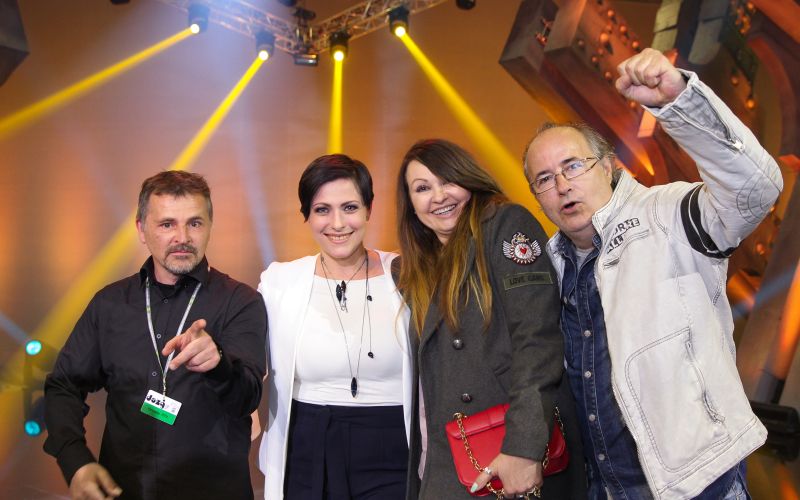 Aleš Avbelj, Nuška Drašček, Anja Rupel in Aleš Klinar