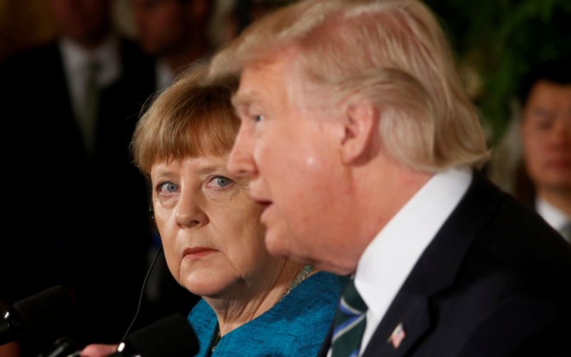 Merkel Trump