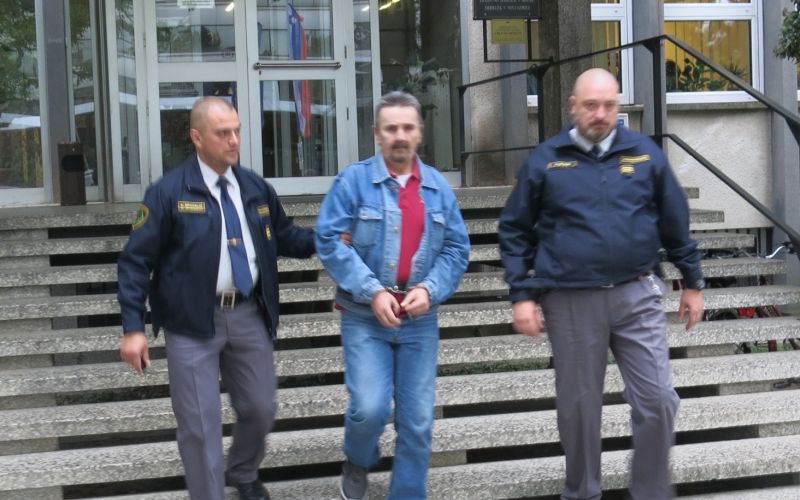 Slobodan Katić odhaj s sodišča, sojenje, Nova Gorica