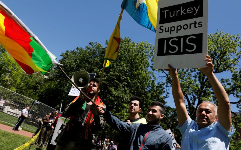 protesti, washington, kurdi