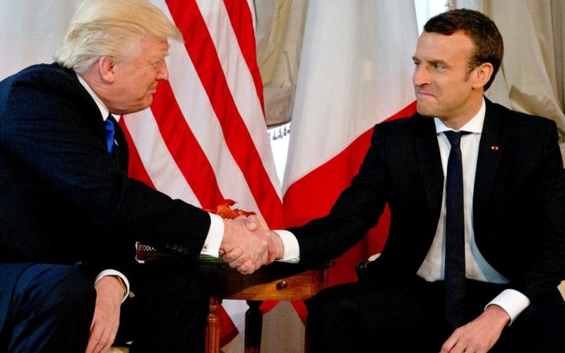 Macron, Trump
