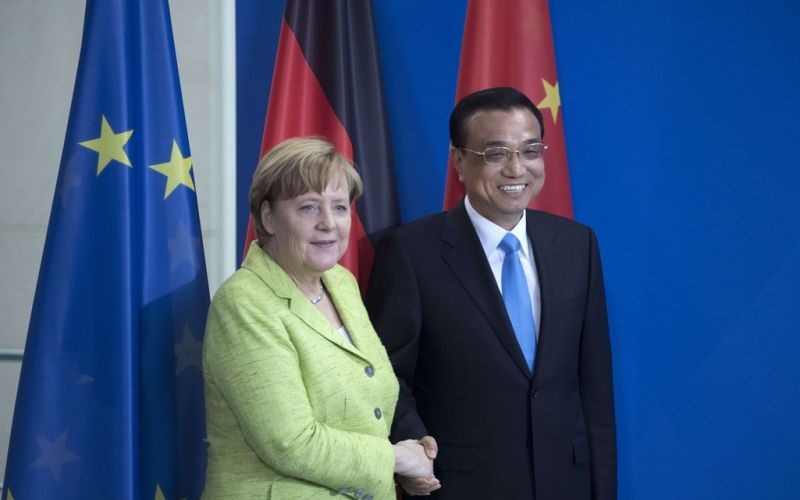 angela merkel, li keqiang
