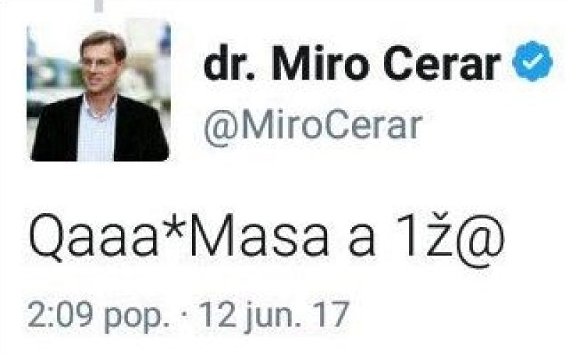 Cerar twitter