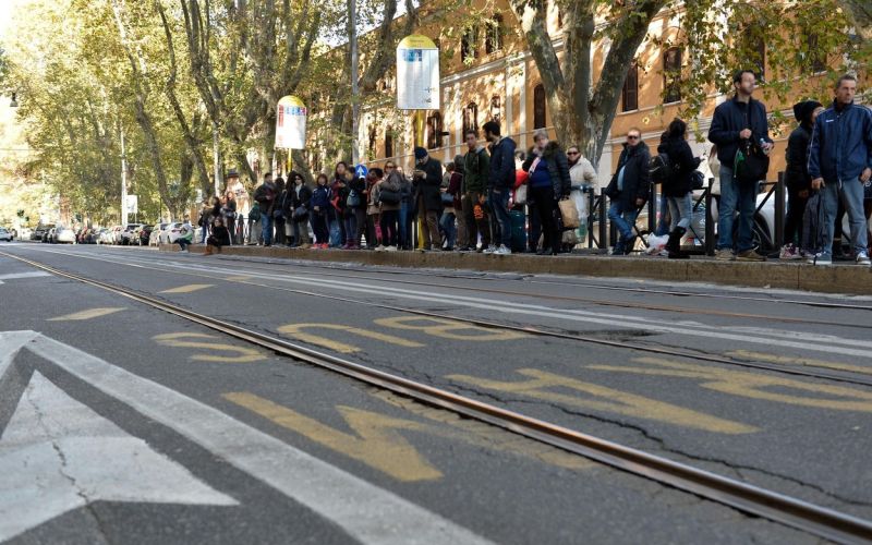 italija, javni prevoz, stavka