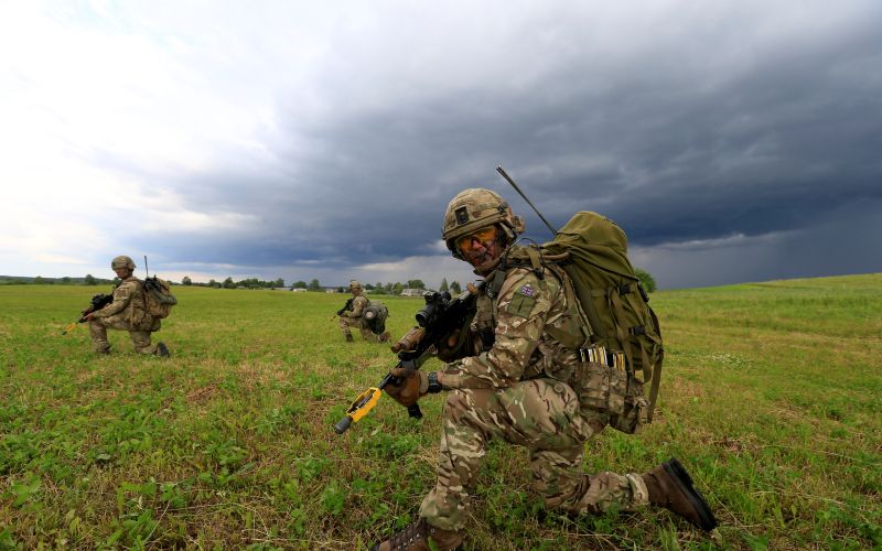 vojaške vaje, nato, Mikyciai, Lithuania