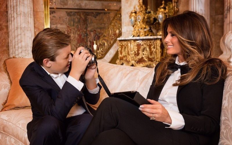 FOTO3 Barron Melania