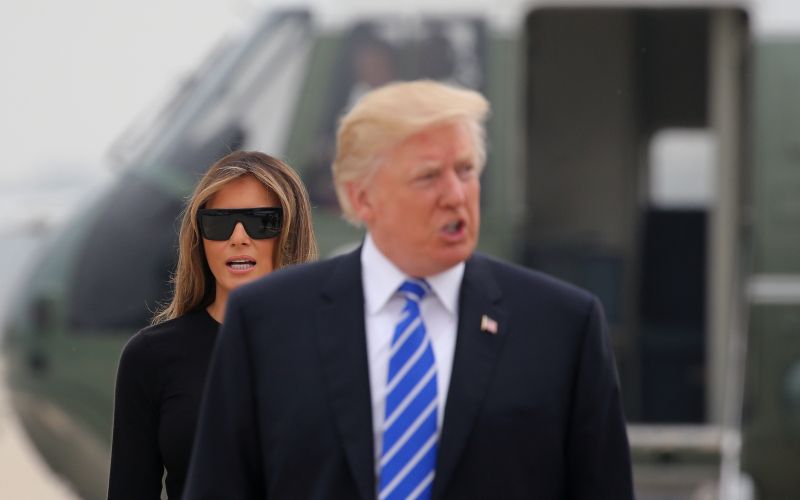 donald trump, melania trump