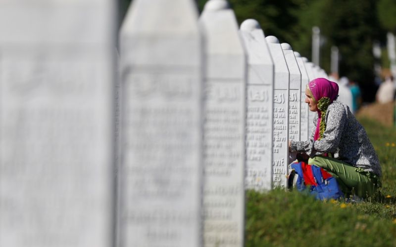 Potočari, Srebrenica, obletnica pokola, spominska slovenost