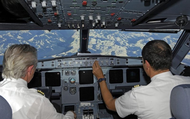 letalo, pilotska kabina, Airbus 321
