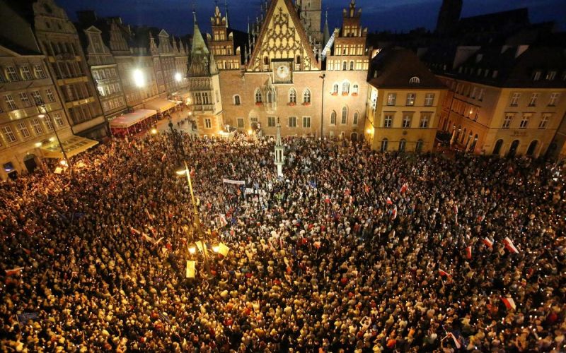 poljska varšava protesti