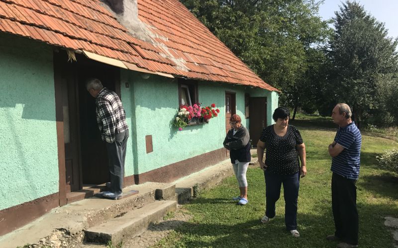 Zgornja Voličina, umor, sorodniki, hiša