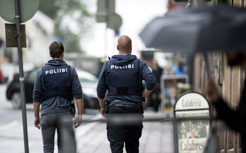Turku, Finska, policija