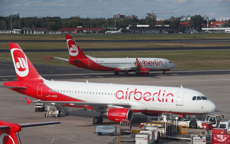 letala, letališče Tegel, Air Berlin,