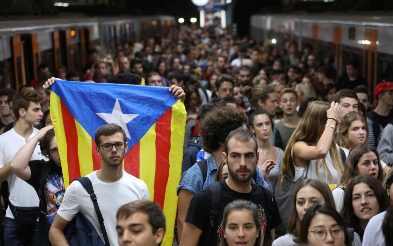 stavka, plaza catalunya.jpg
