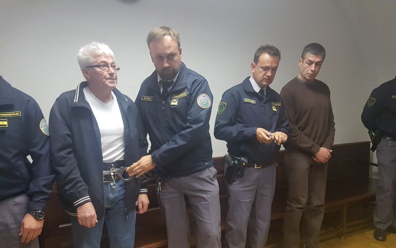 Franc Vajda, Andrej Bagari, sodišče, umor